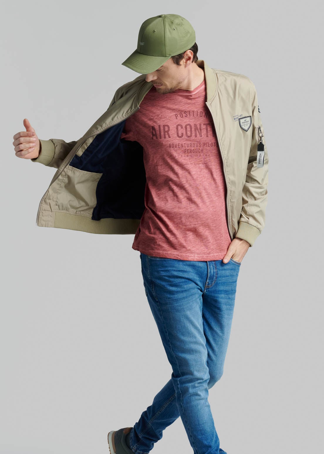 CHAQUETA PILOT SPORT SAND - 5