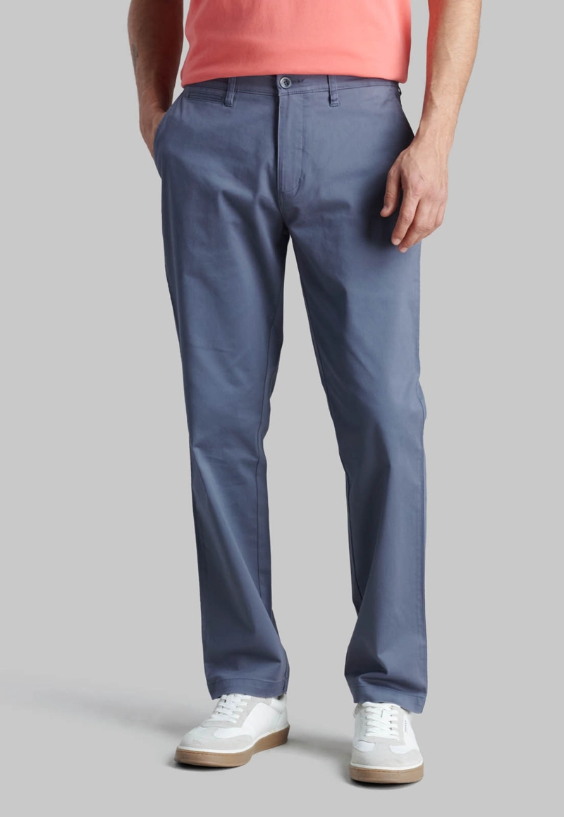 PANTALON BUSINESS TWILL WITHOUT PLEATS L/31 METAL - 1