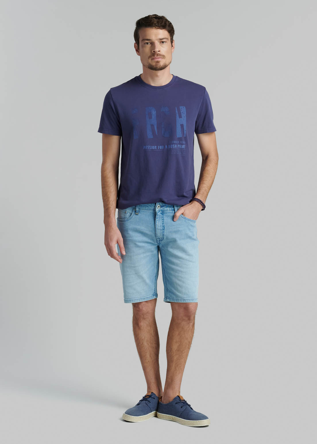 BERMUDA KANSAS SPORT LT BLUE - 2