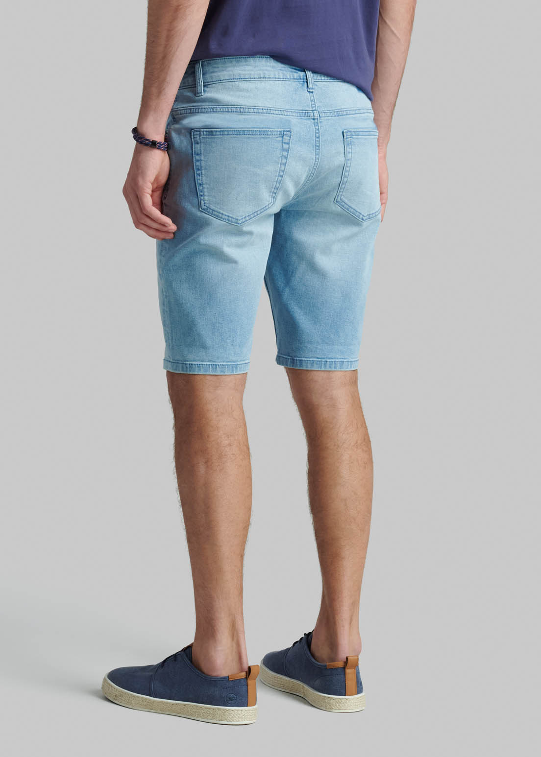BERMUDA KANSAS SPORT LT BLUE - 4