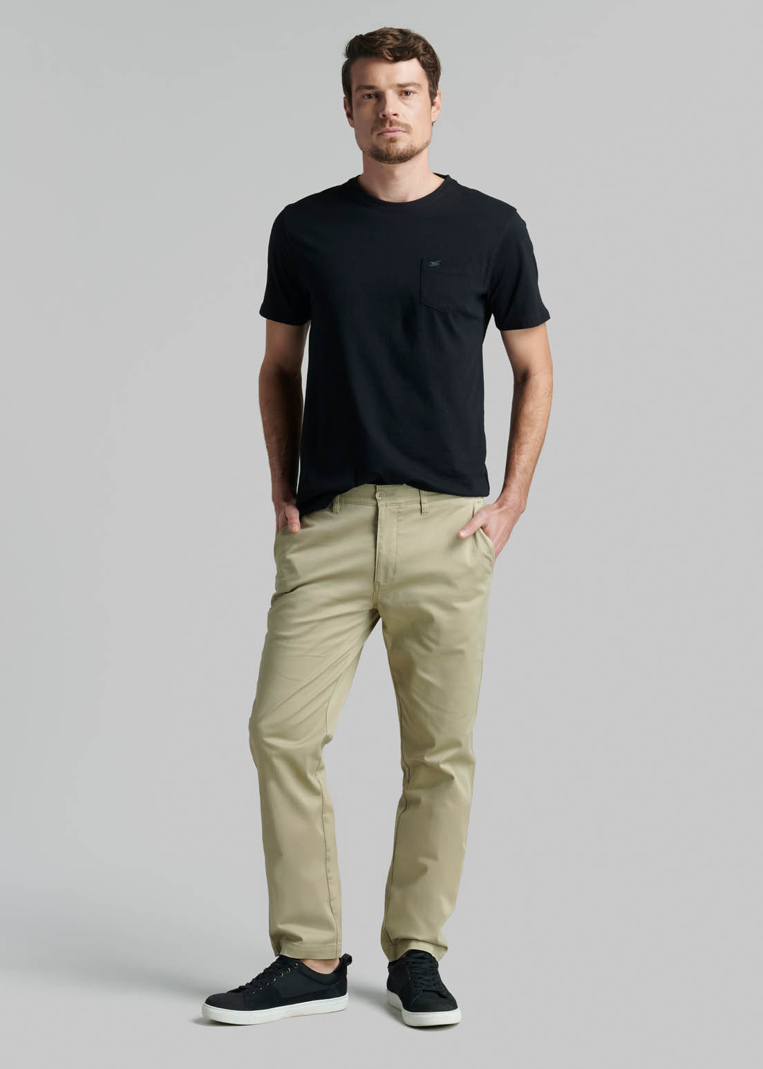 PANTALON BUSINESS TWILL SLIM /31 KHAKI - 2
