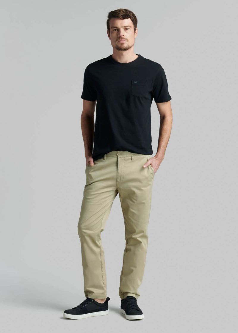 PANTALON BUSINESS TWILL SLIM /31 KHAKI - 2