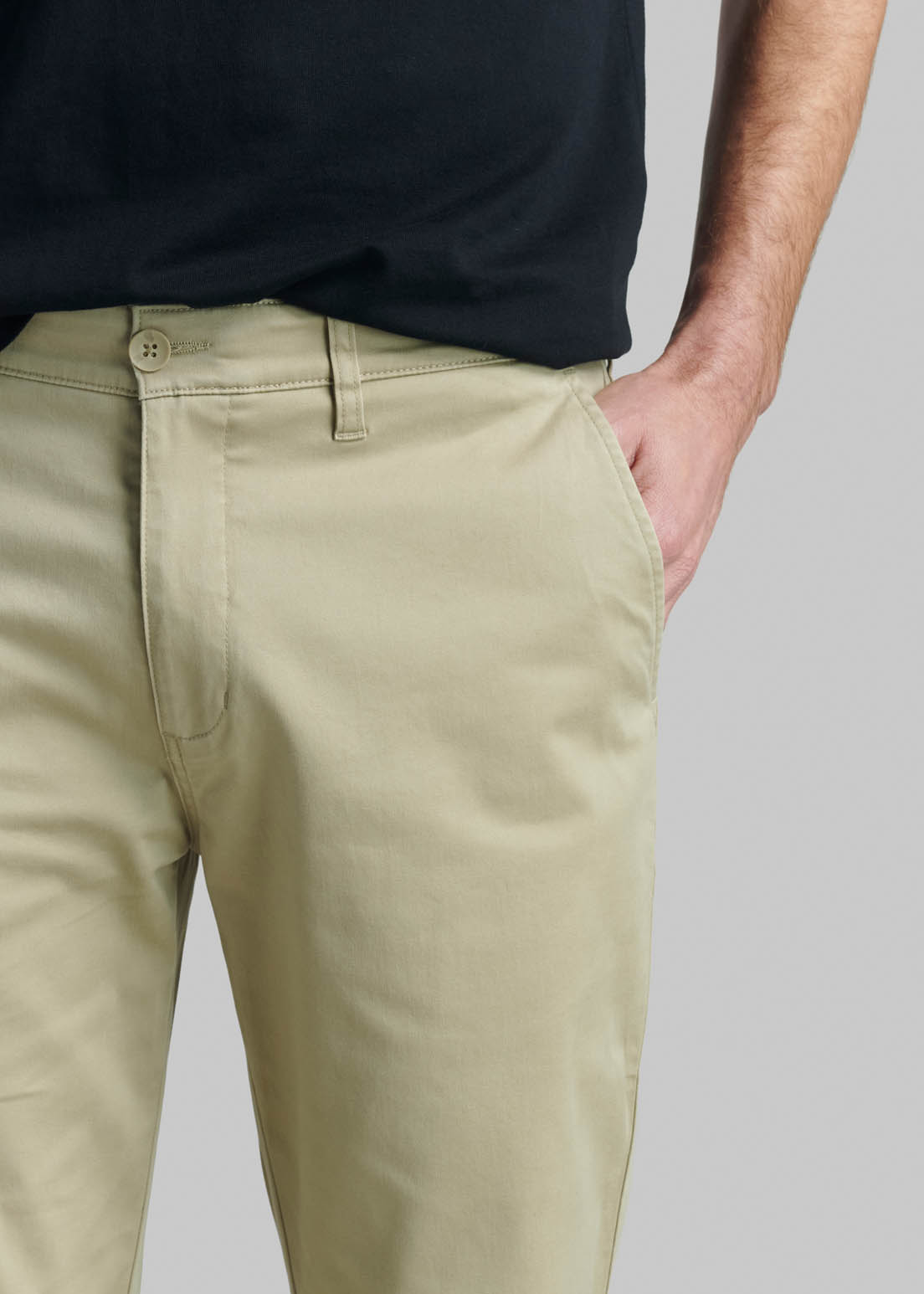 PANTALON BUSINESS TWILL SLIM /31 KHAKI - 3
