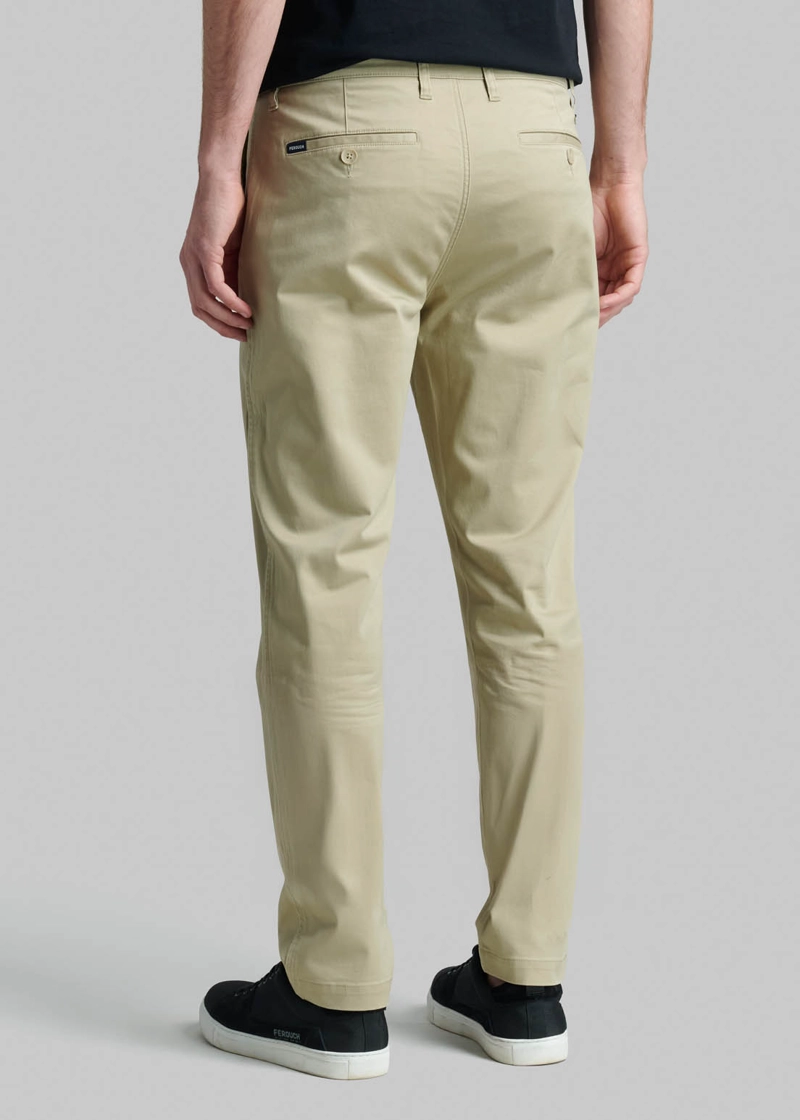PANTALON BUSINESS TWILL SLIM /31 KHAKI - 4