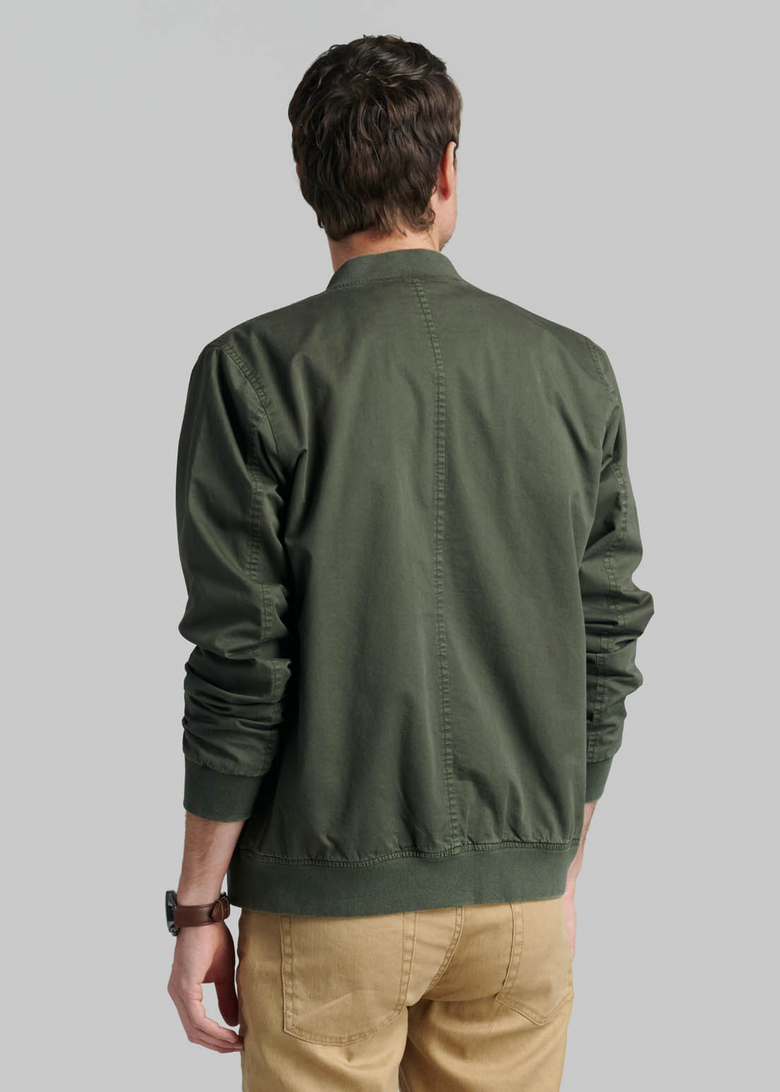 CHAQUETA BOMBER SPORT OLIVE - 4