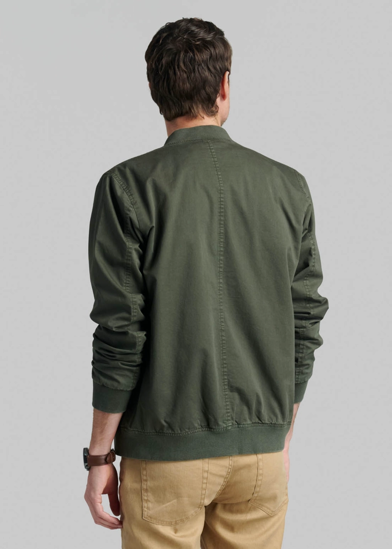 CHAQUETA BOMBER SPORT OLIVE - 4