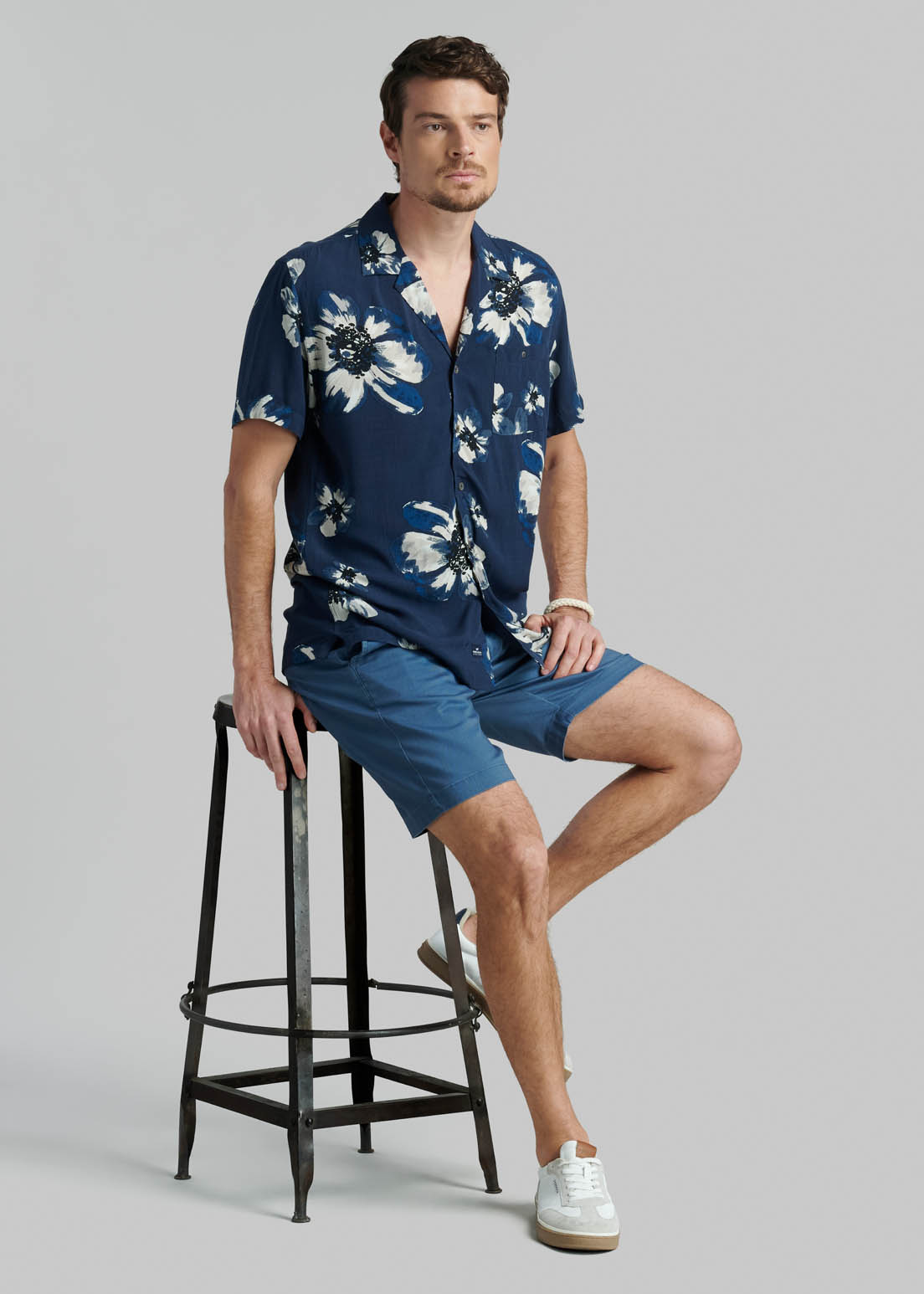 CAMISA DOVER NAVY - 5
