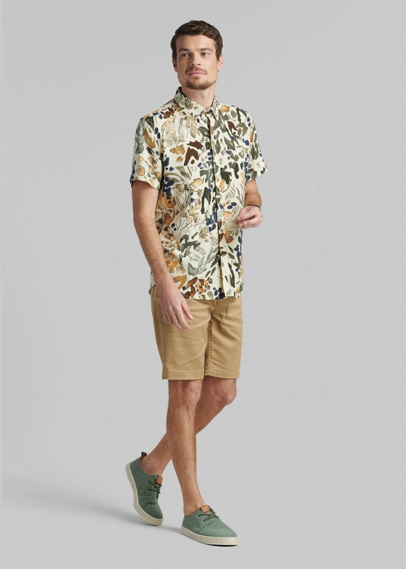 CAMISA LAS VEGAS BEIGE - 2