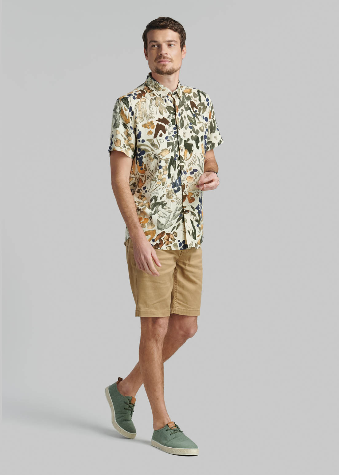 CAMISA LAS VEGAS BEIGE - 2