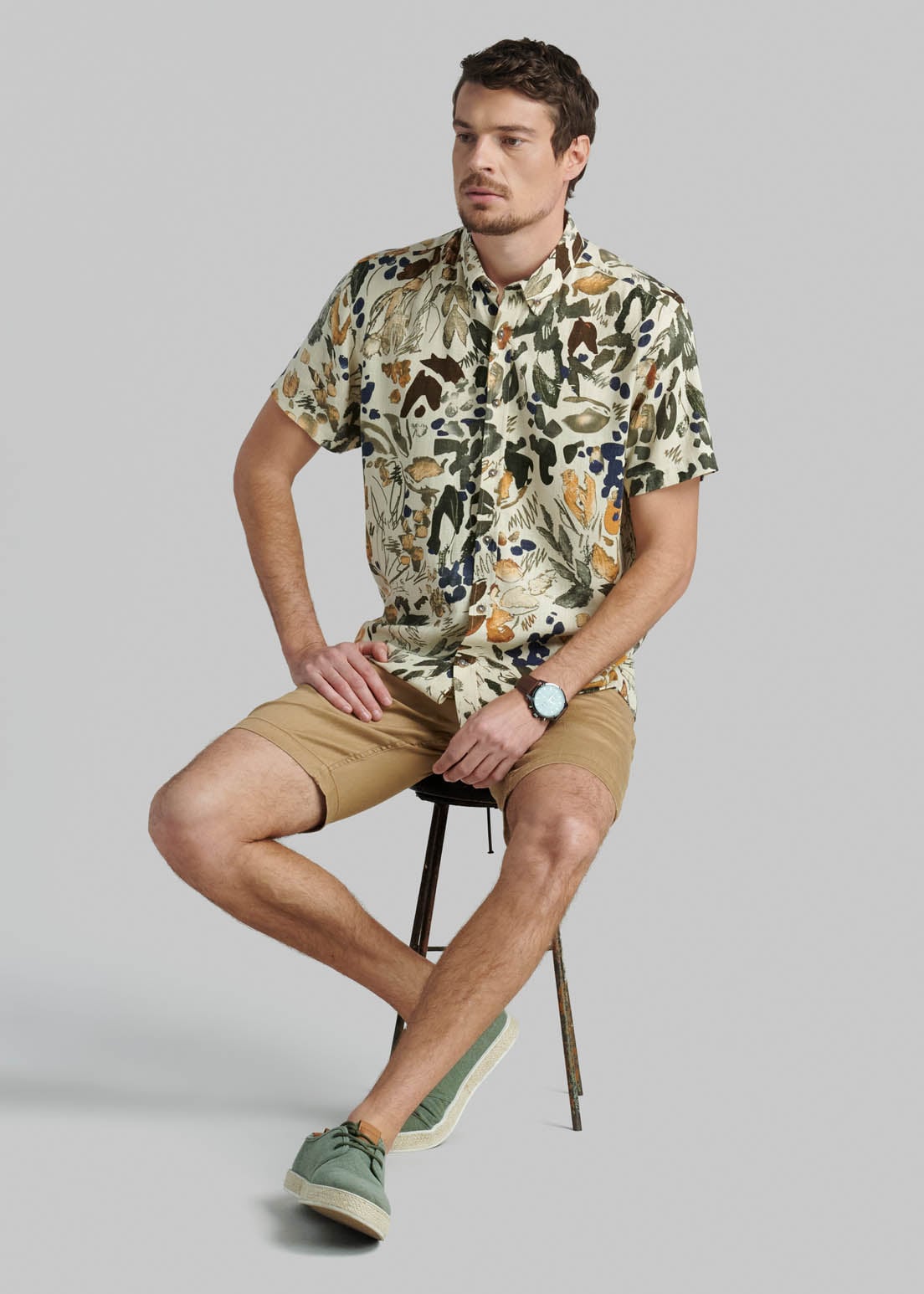 CAMISA LAS VEGAS BEIGE - 5