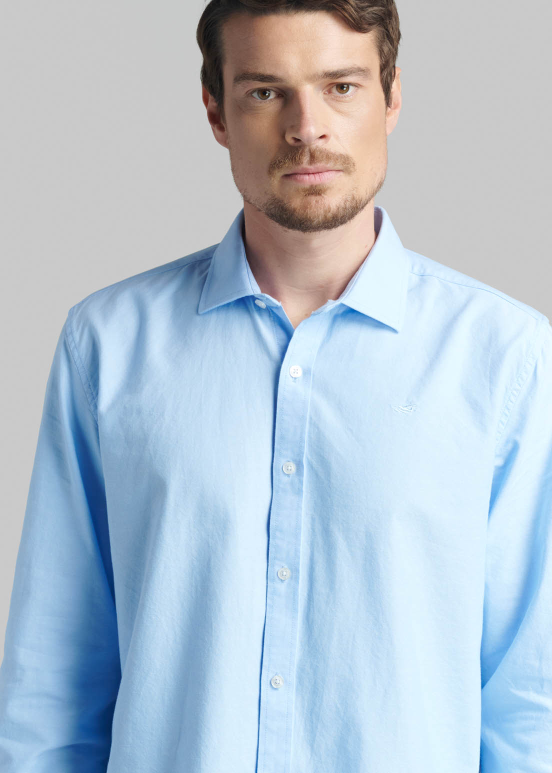 CAMISA OXFORD SPORT SKY - 3