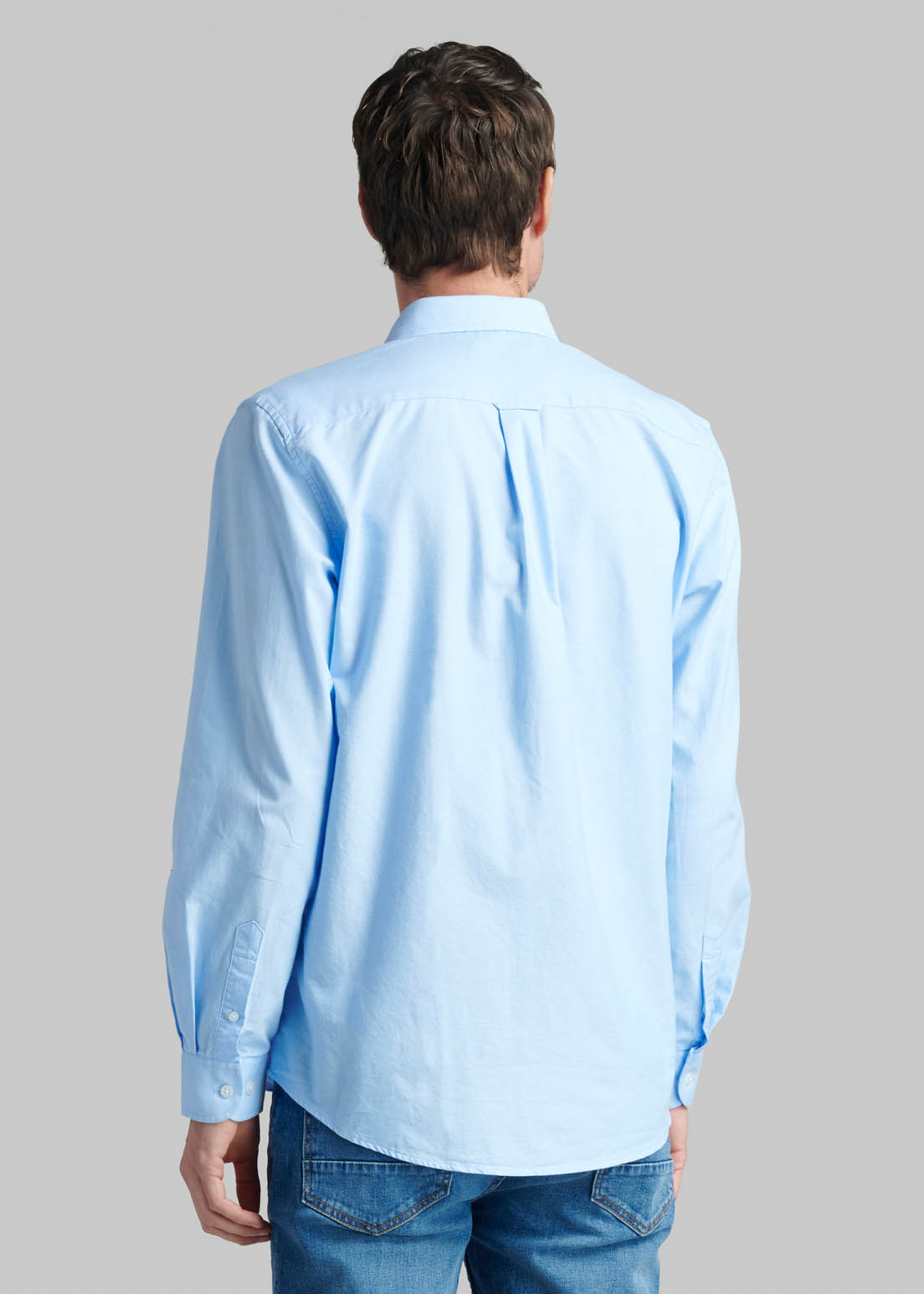 CAMISA OXFORD SPORT SKY - 4