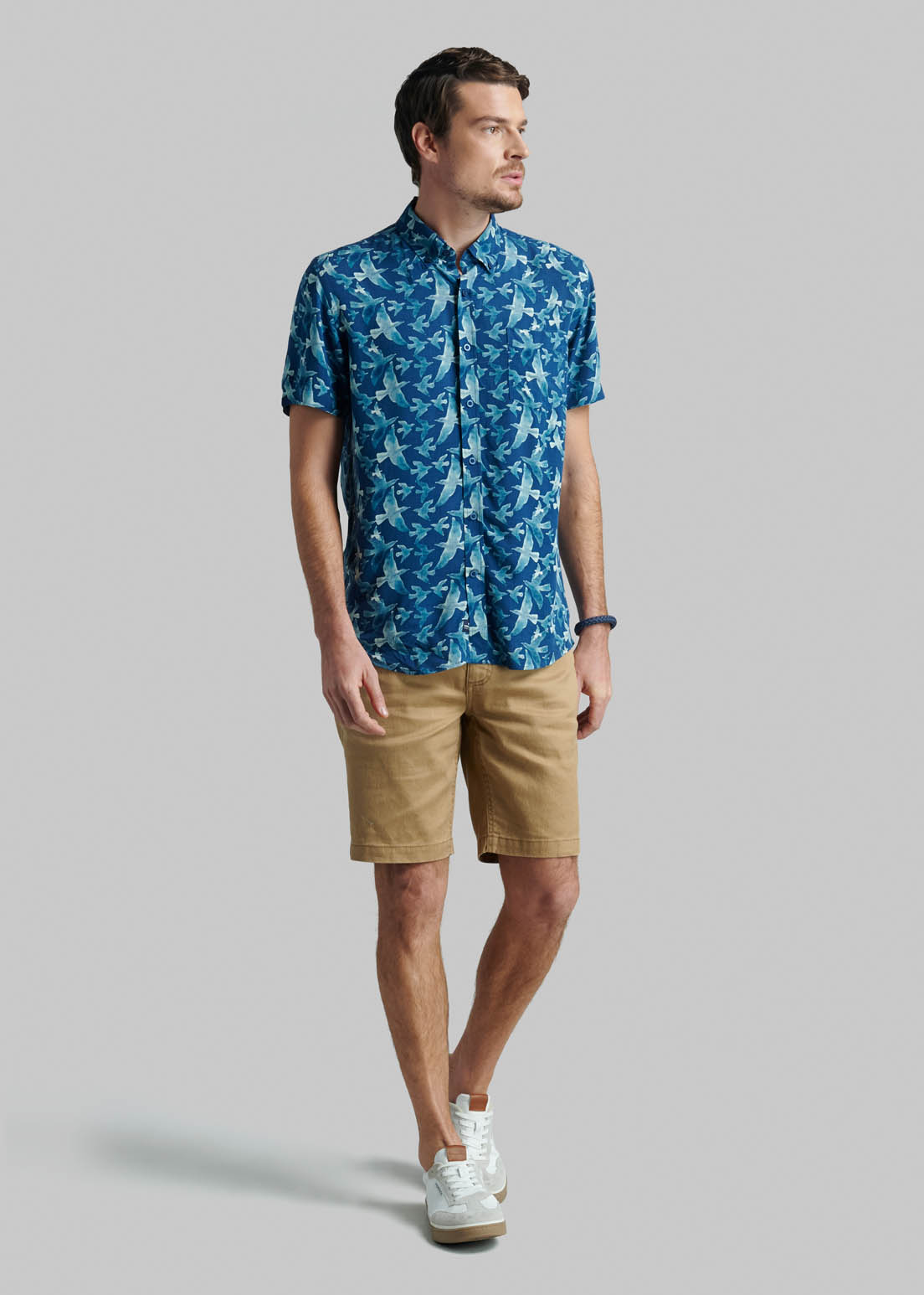 CAMISA ROSWELL NAVY - 2