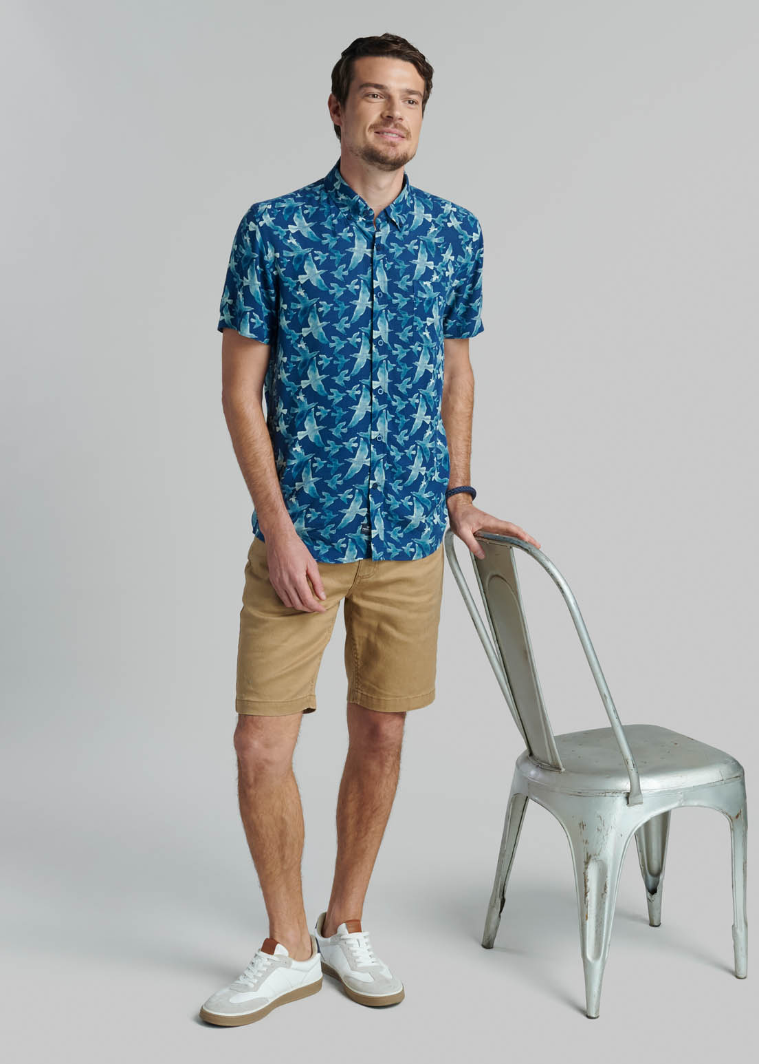 CAMISA ROSWELL NAVY - 5