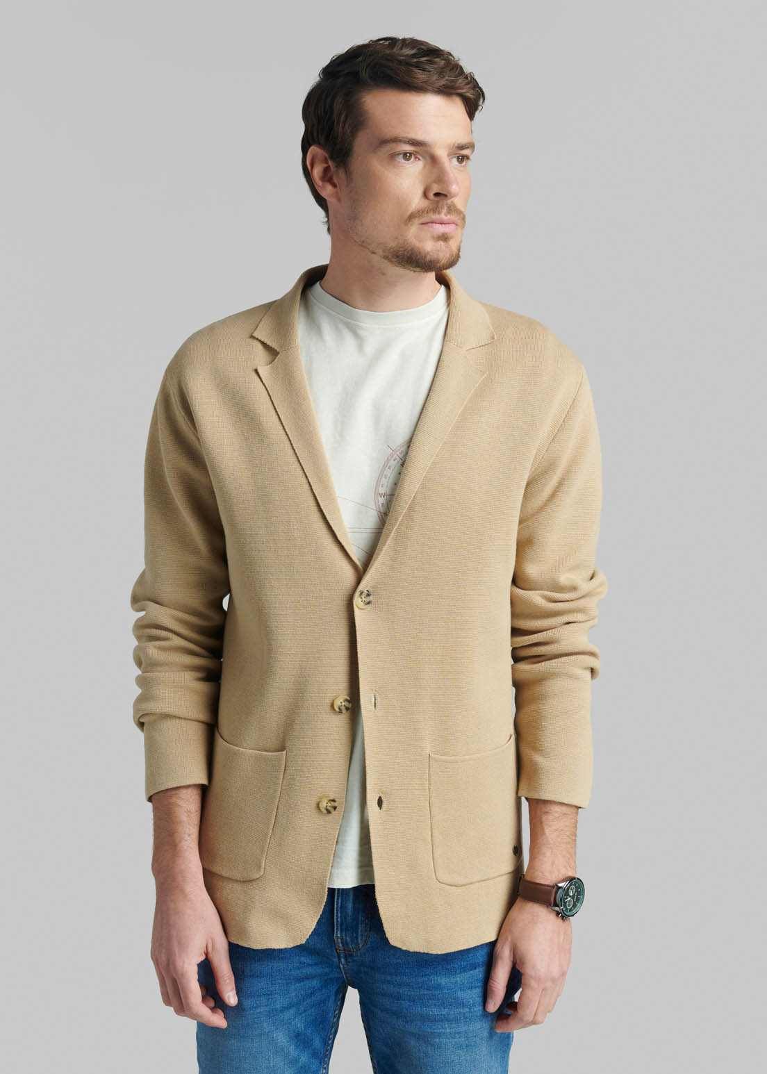 CARDIGAN BOSTON LT NUT - 1