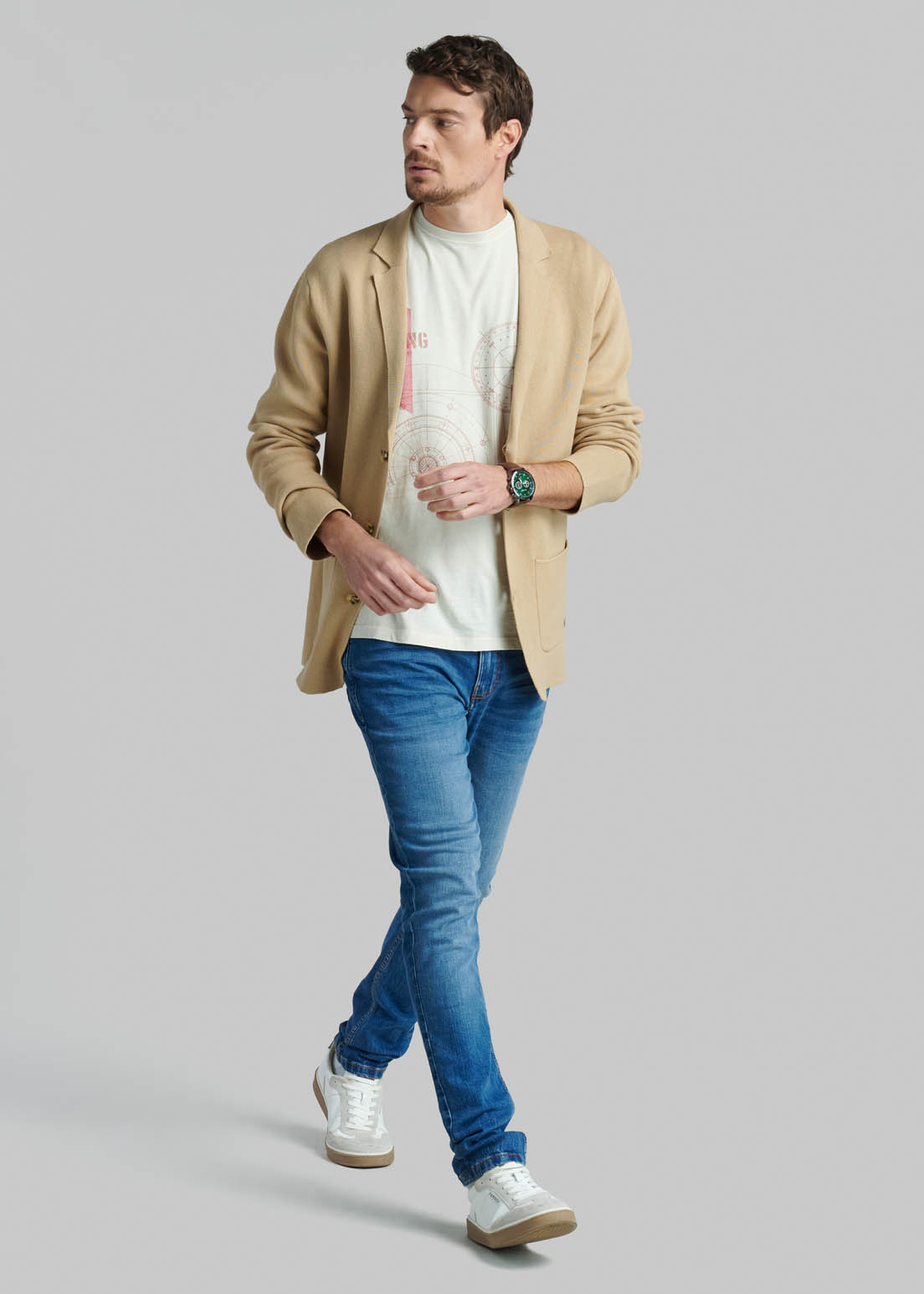 CARDIGAN BOSTON LT NUT - 5