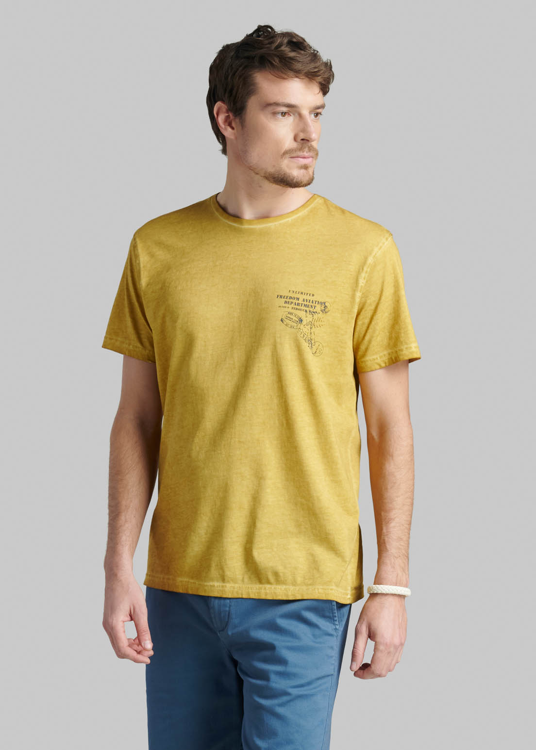 POLERA NEW YORK MUSTARD - 1