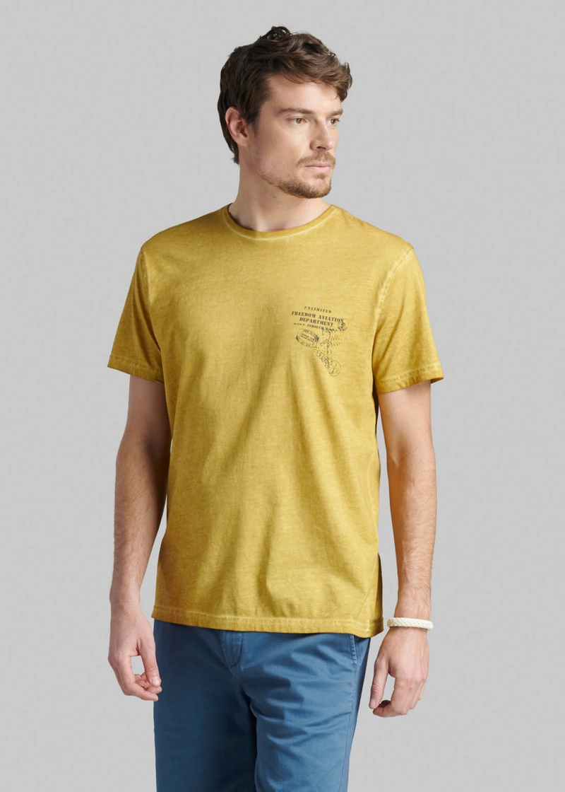POLERA NEW YORK MUSTARD - 1