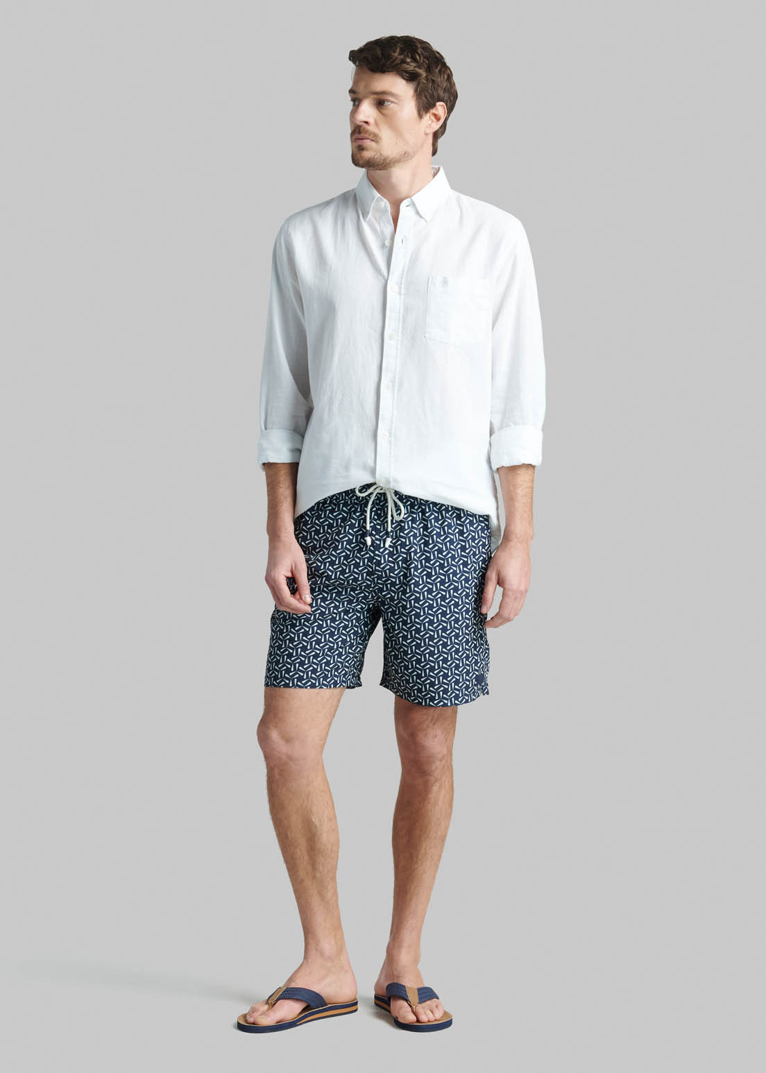TRAJE DE BAÑO BRIGHTON SPORT NAVY - 2