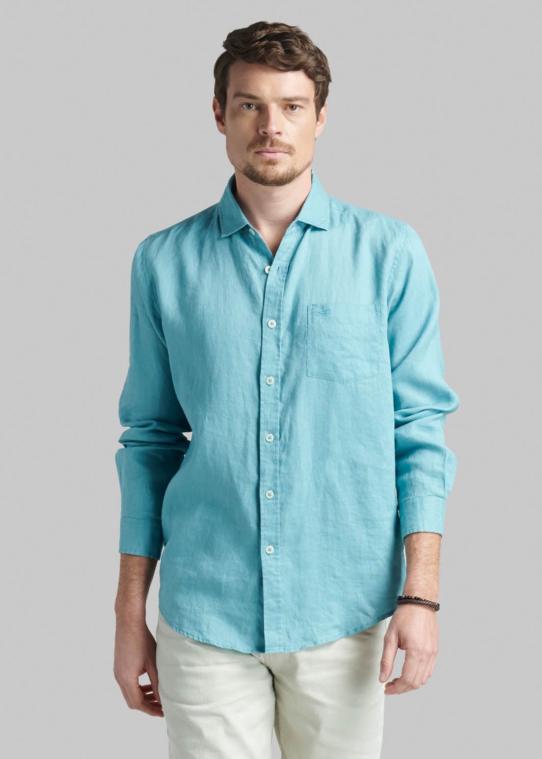 CAMISA LINO GREEN BAY RIVER - 1