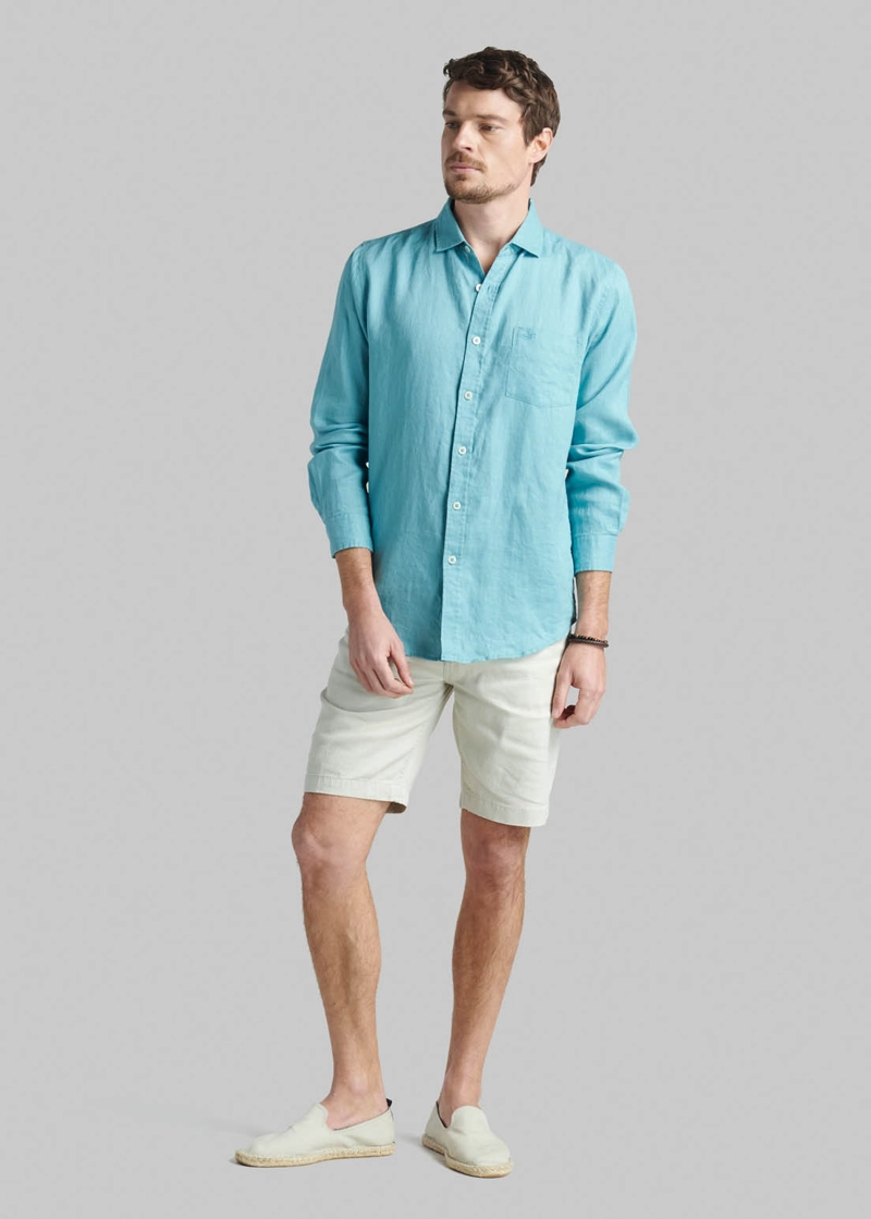 CAMISA LINO GREEN BAY RIVER - 2