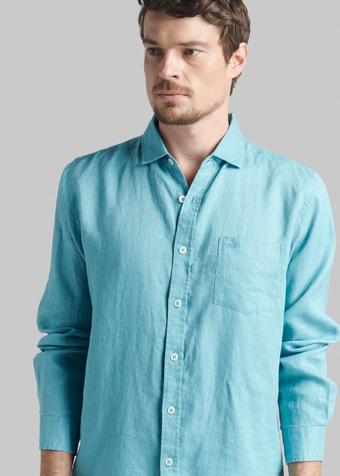 CAMISA LINO GREEN BAY RIVER - 3