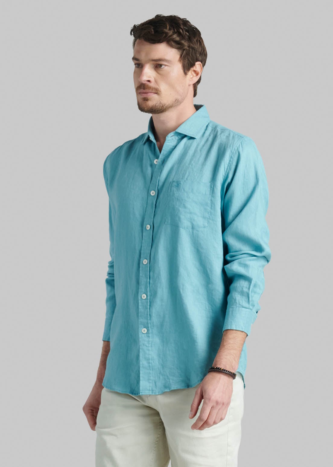 CAMISA LINO GREEN BAY RIVER - 5