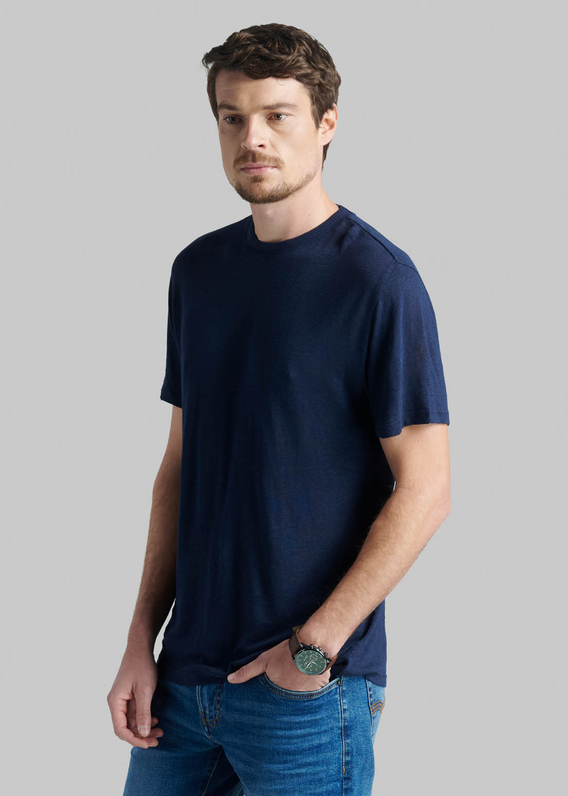 POLERA ALBANY NAVY - 1