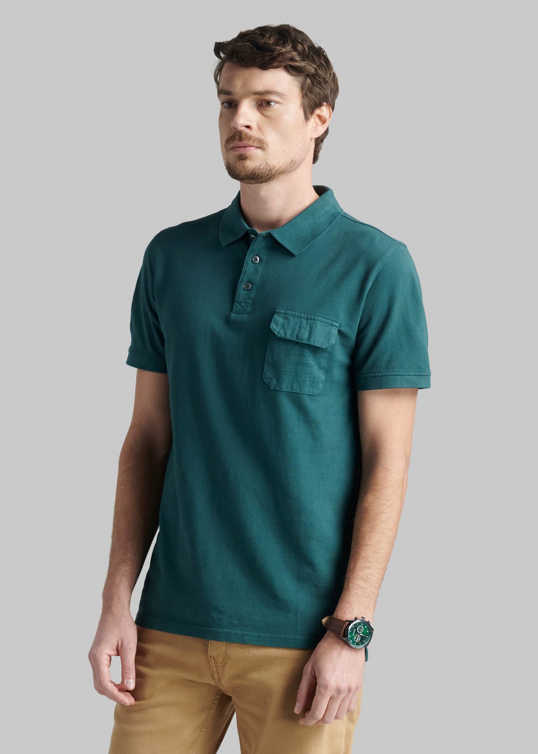 POLERA INDIANA DK  GREEN - 1
