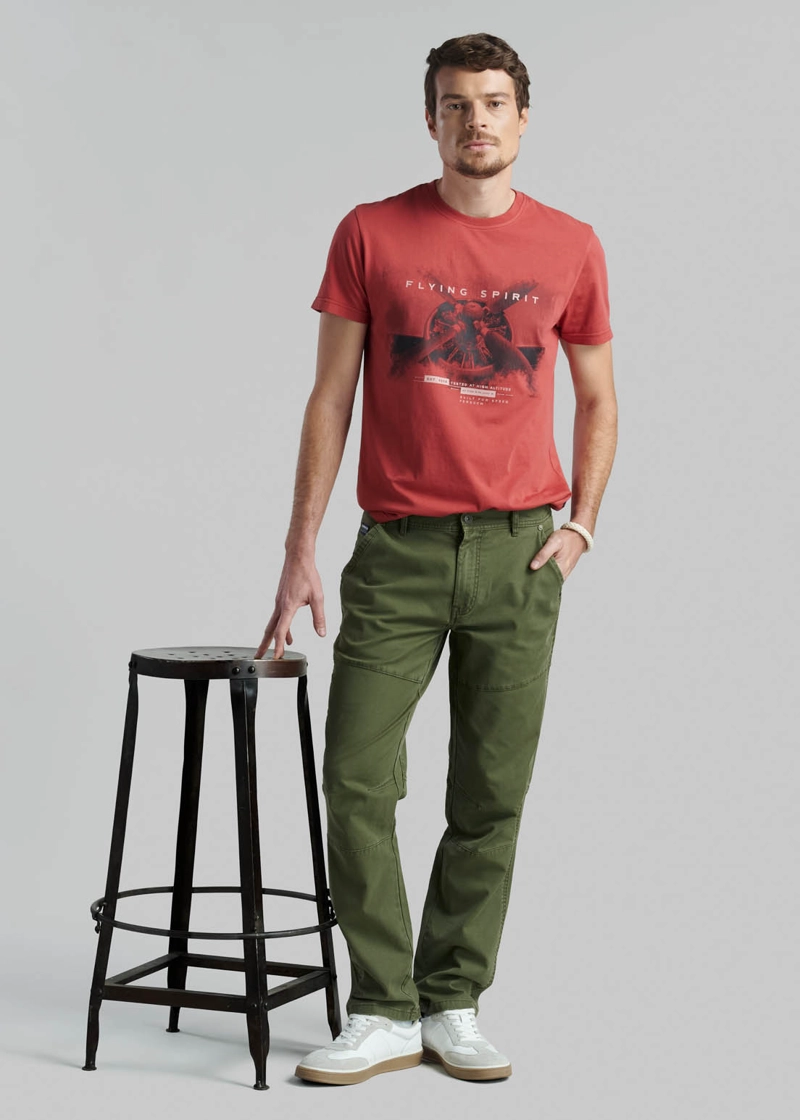 PANTALON OAKLAND SPORT OLIVE - 5