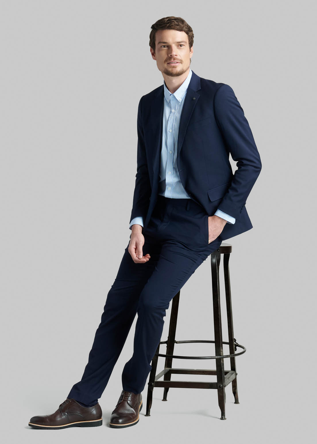 PANTALON SUIT ORLANDO NAVY - 5