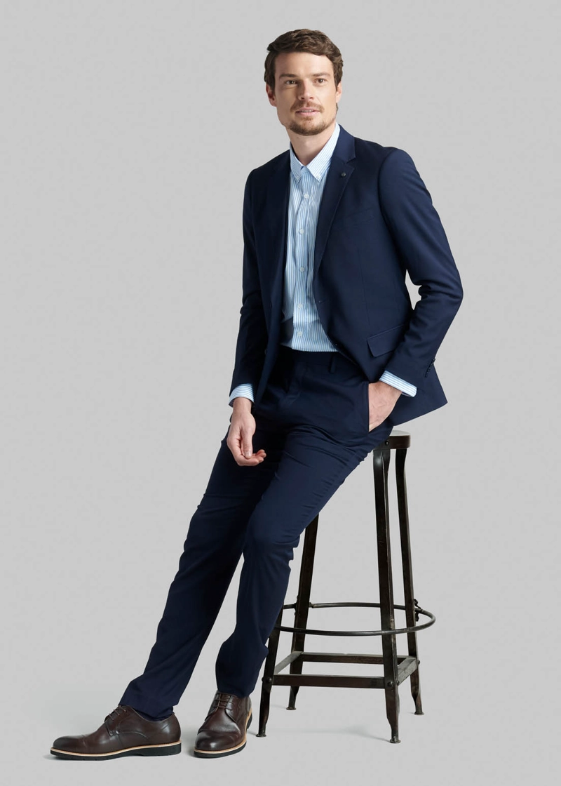 PANTALON SUIT ORLANDO NAVY - 5