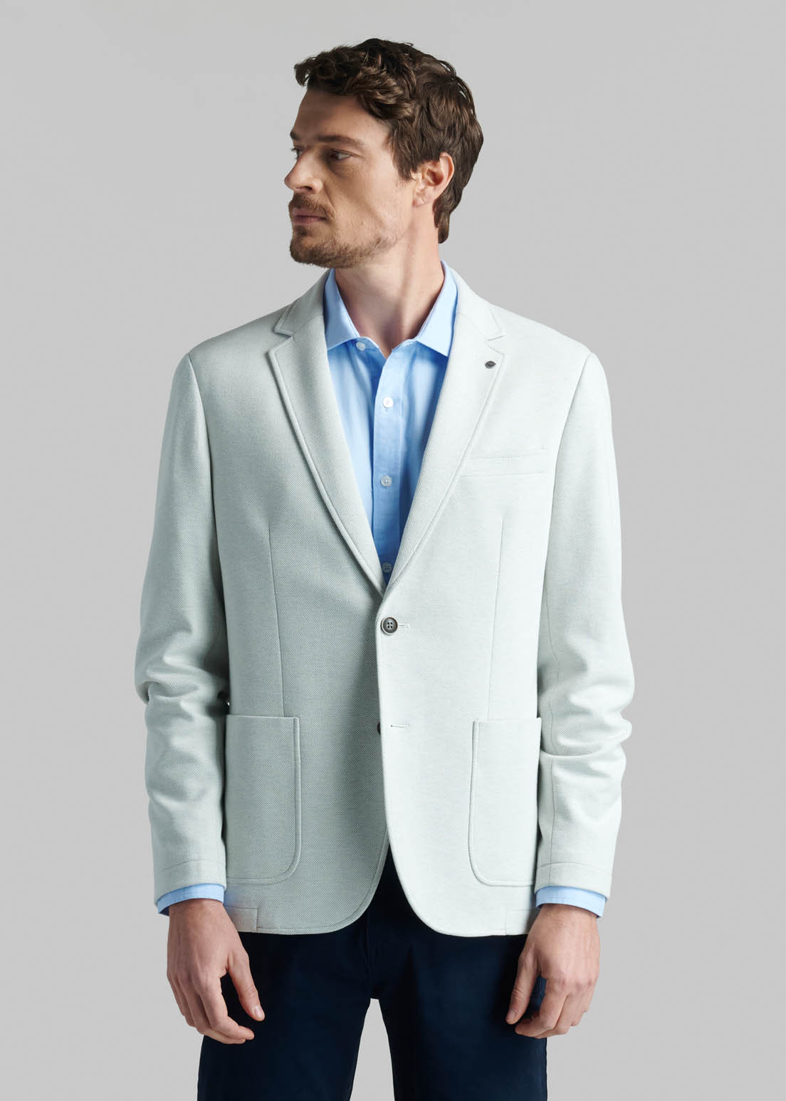 BLAZER MANHATTAN LT GREY - 1
