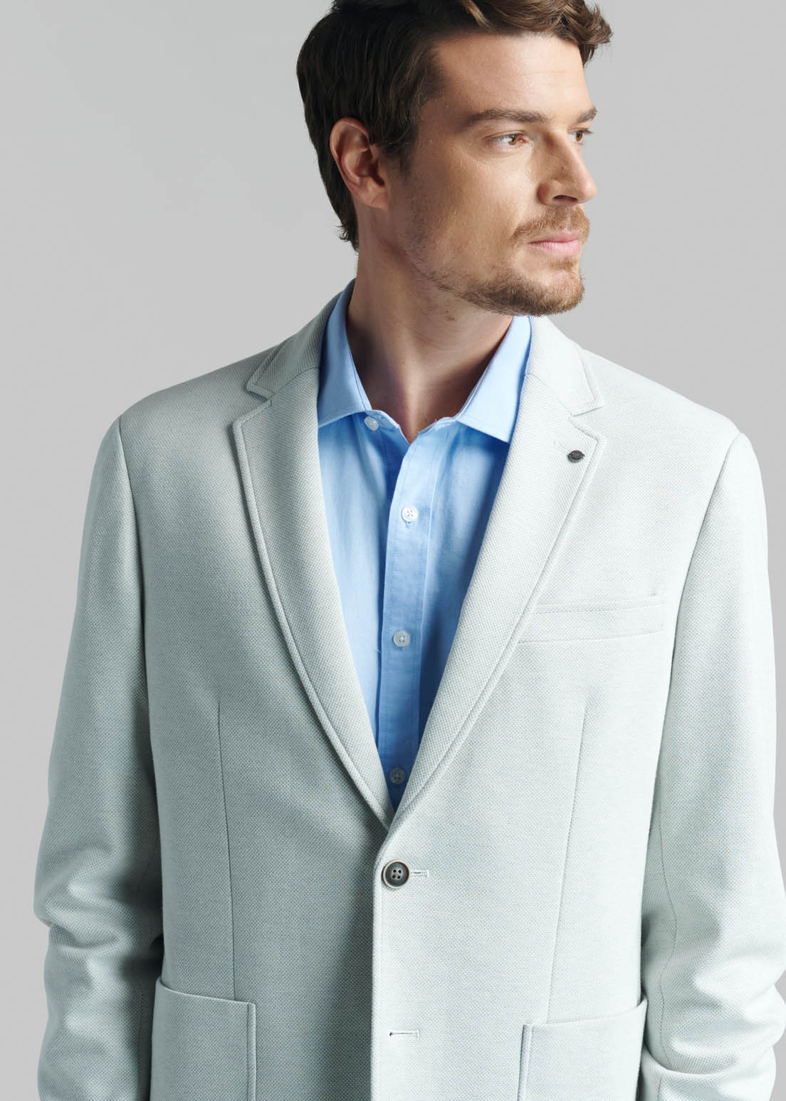 BLAZER MANHATTAN LT GREY - 3