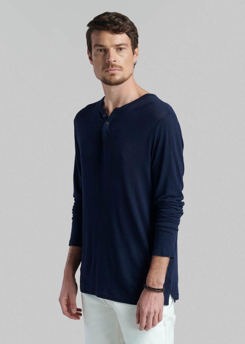 POLERA NEW JERSEY NAVY - 1