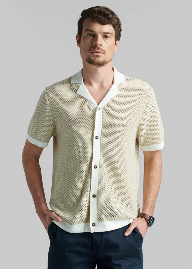 CAMISA ROCHESTER BEIGE - 1
