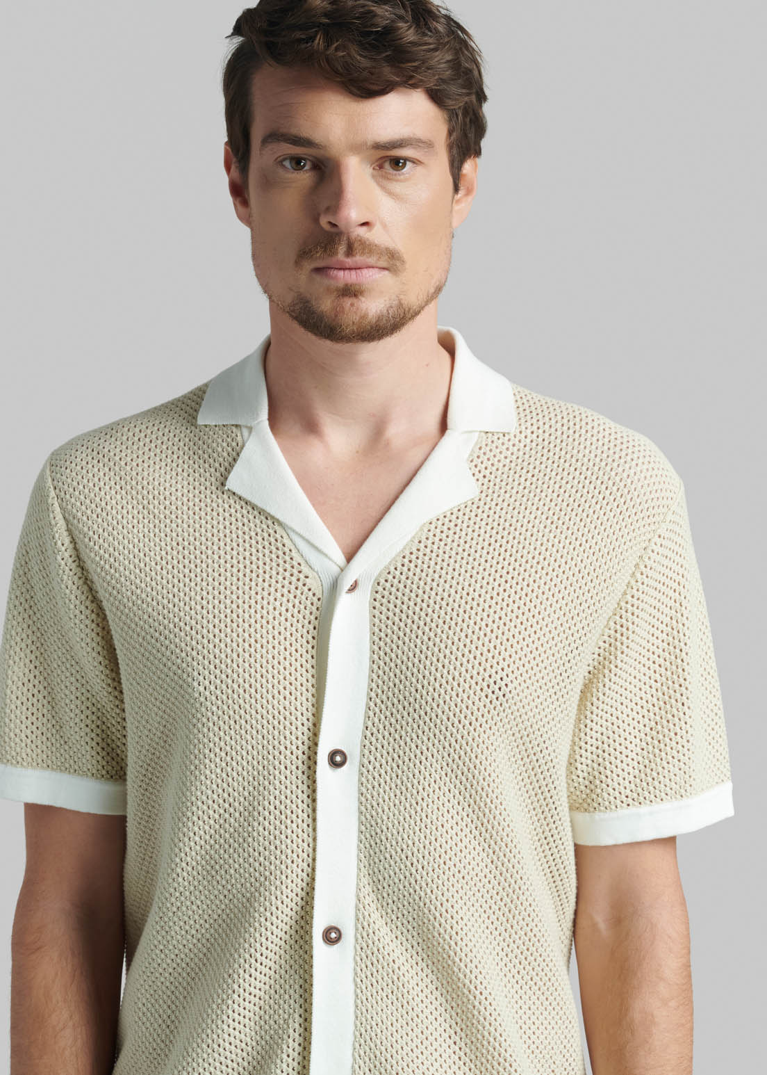 CAMISA ROCHESTER BEIGE - 3