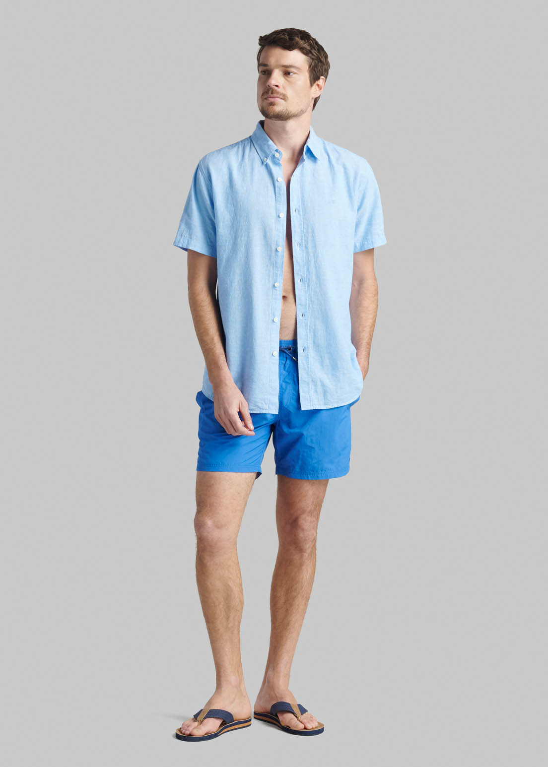 TRAJE DE BAÑO BASICO LT IDIGO - 5