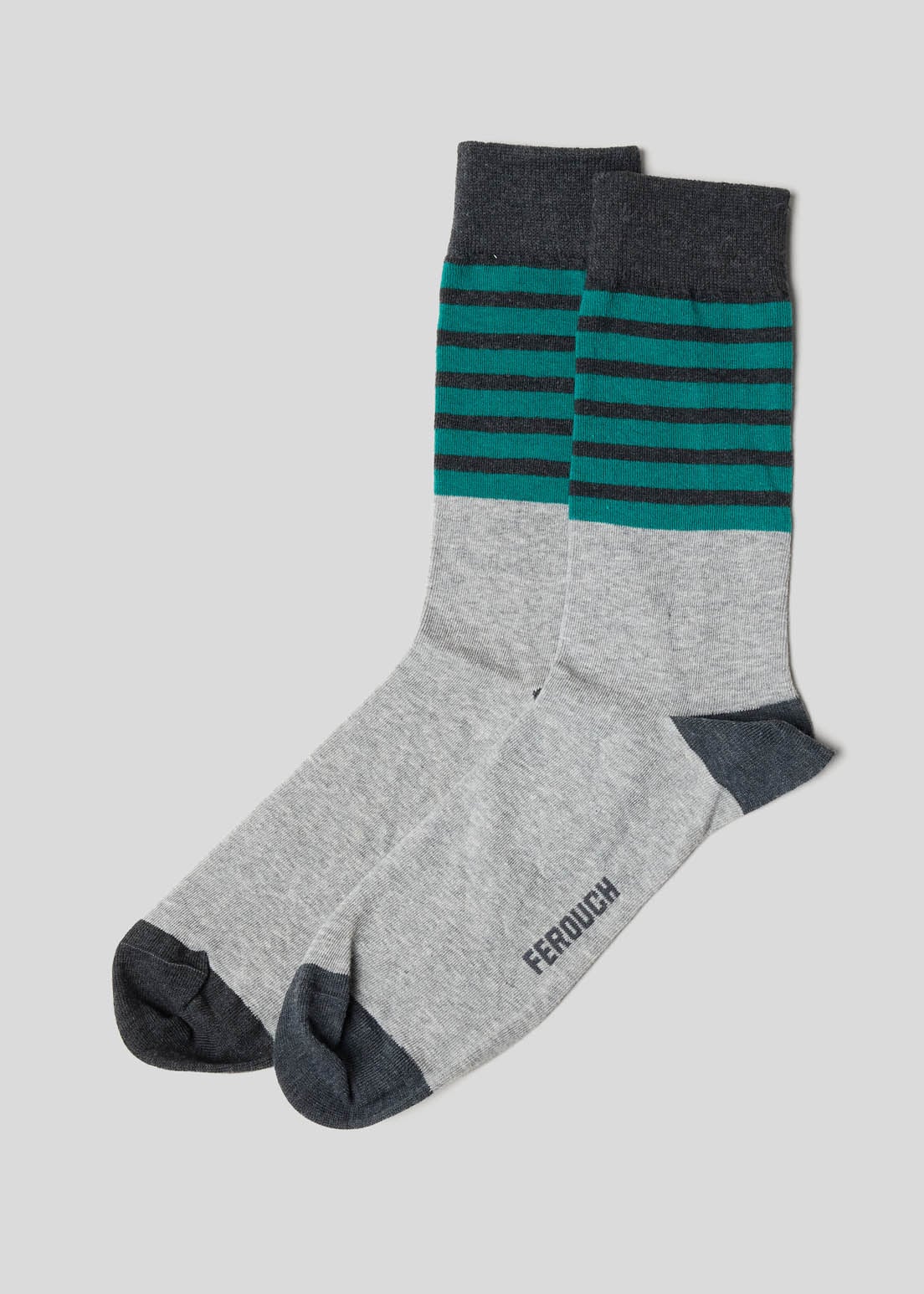 CALCETINES DALLAS GREY MELANGE - 1