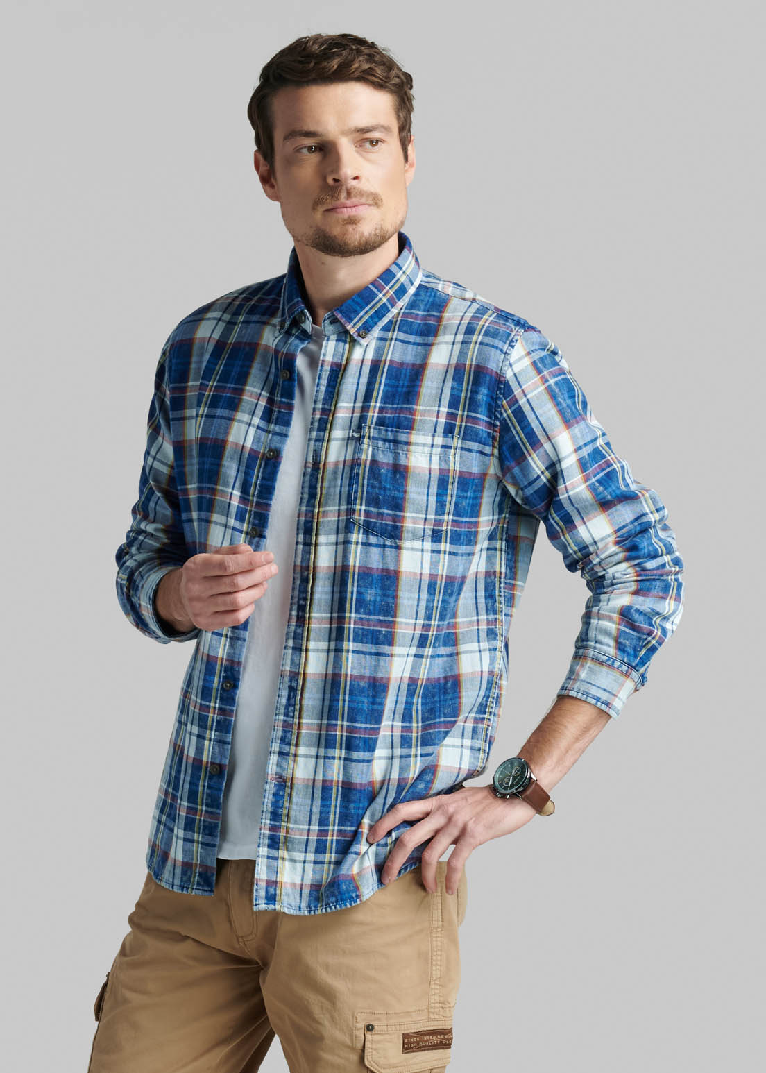 CAMISA LAGUNA INDIGO - 1