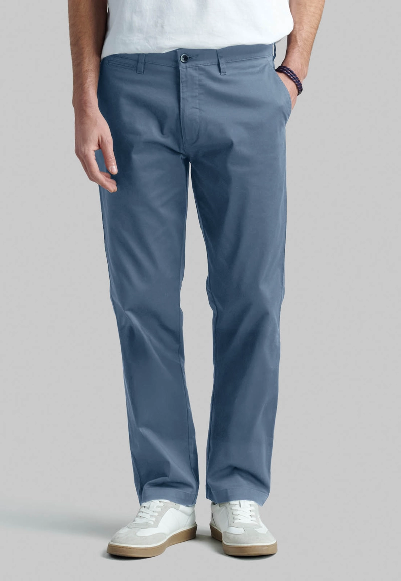PANTALON BUSINESS TWILL WITHOUT PLEATS L/33 METAL - 1