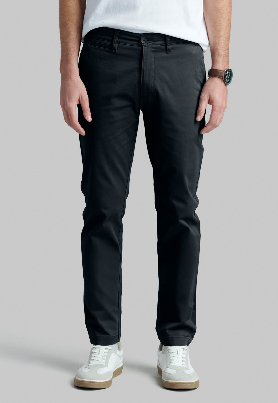 PANTALON BUSINESS TWILL SLIM /31 BLACK - 1