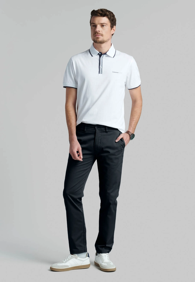 PANTALON BUSINESS TWILL SLIM /31 BLACK - 2