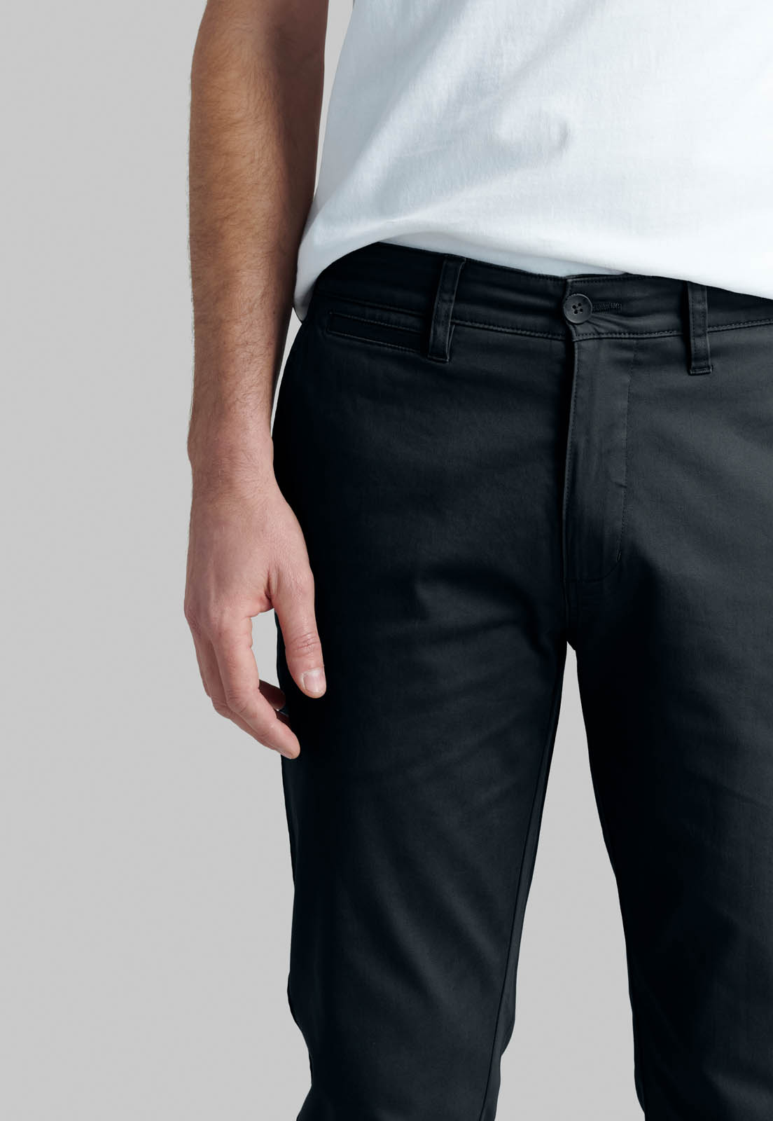 PANTALON BUSINESS TWILL SLIM /31 BLACK - 3