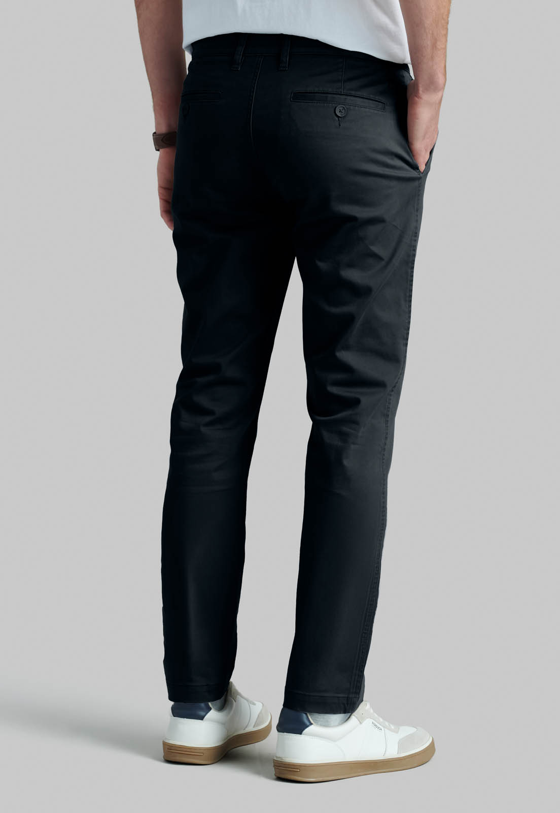 PANTALON BUSINESS TWILL SLIM /31 BLACK - 4