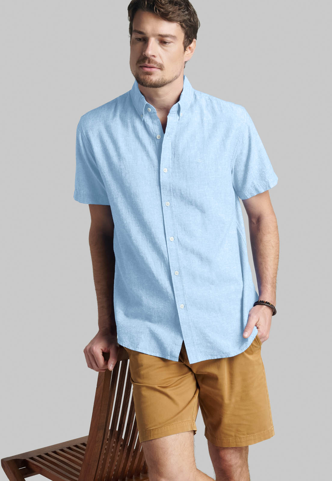 CAMISA SPORT ATLANTA SKY - 1