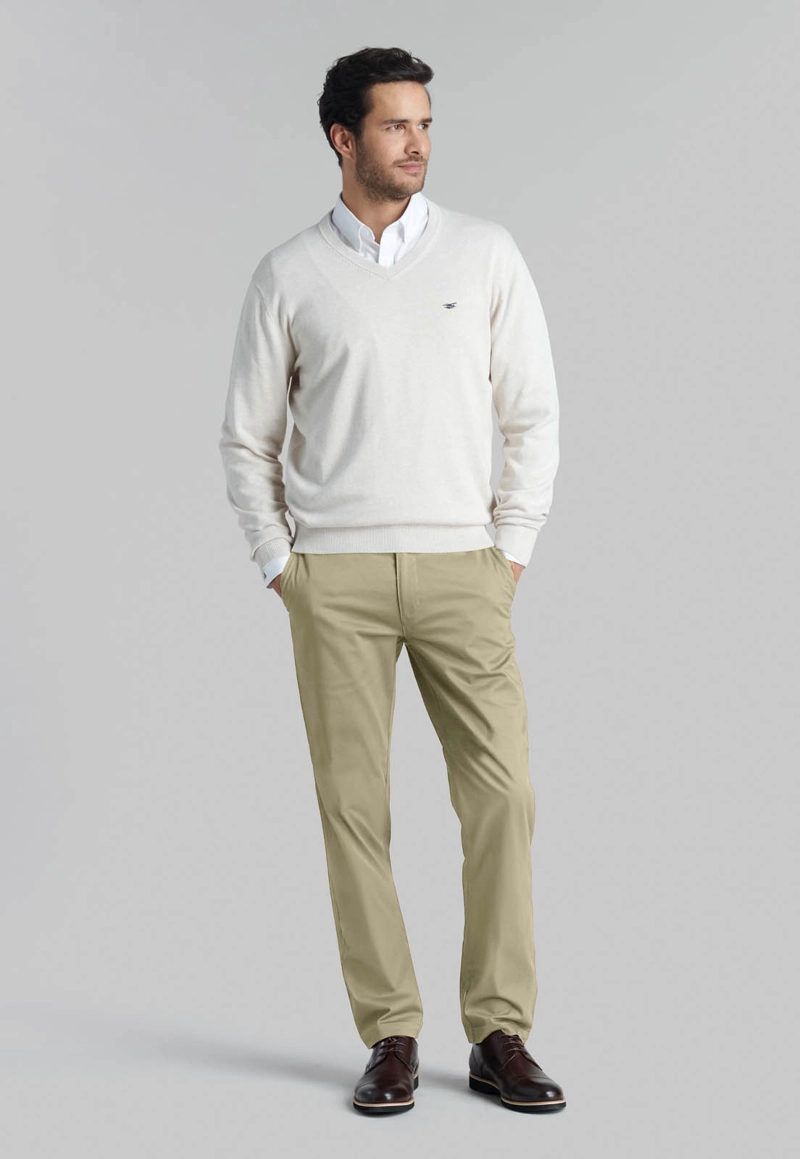 PANTALON KHAKI TWILL SLIM /33 - 5