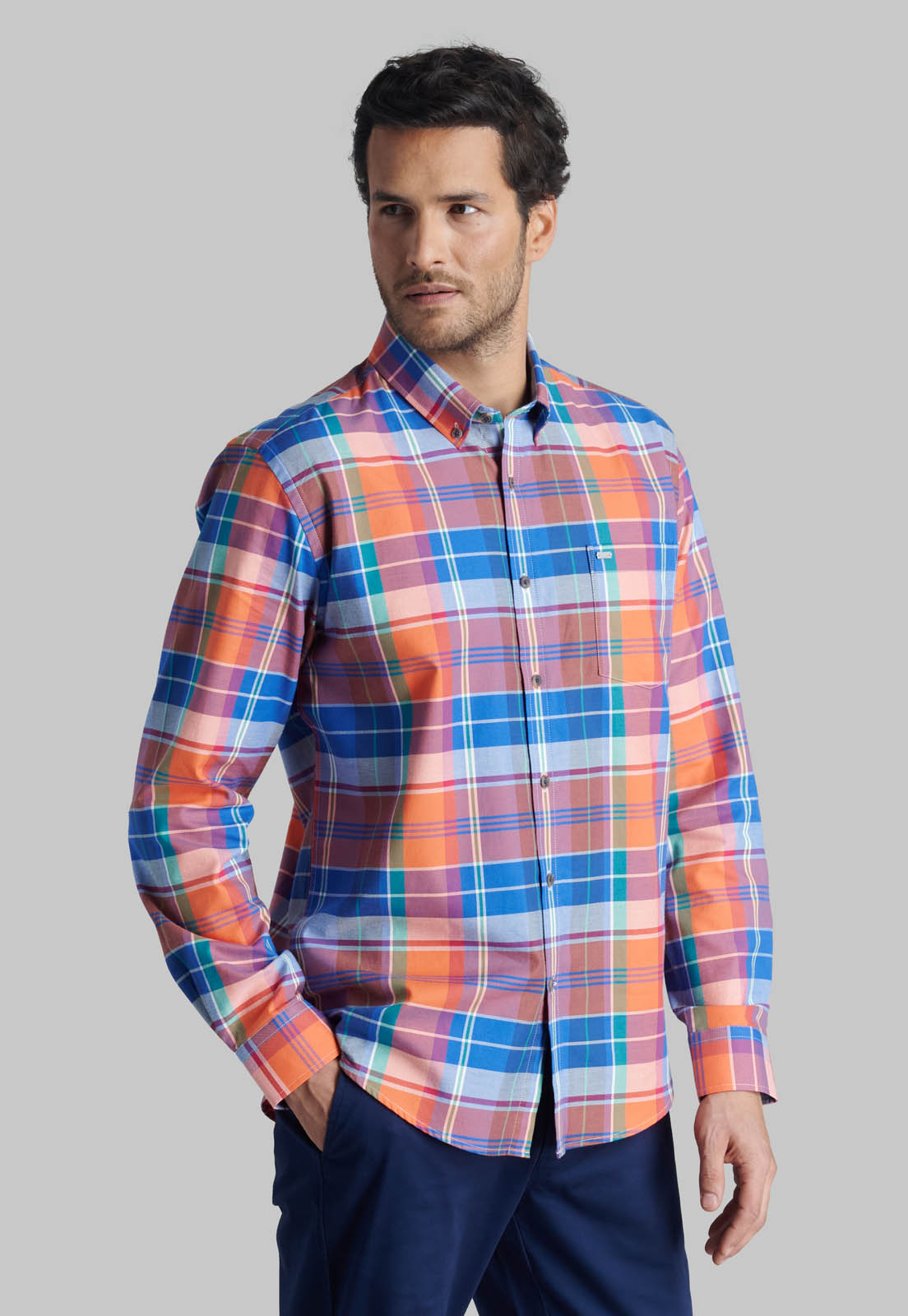 CAMISA LAKE FOREST ORANGE - 1