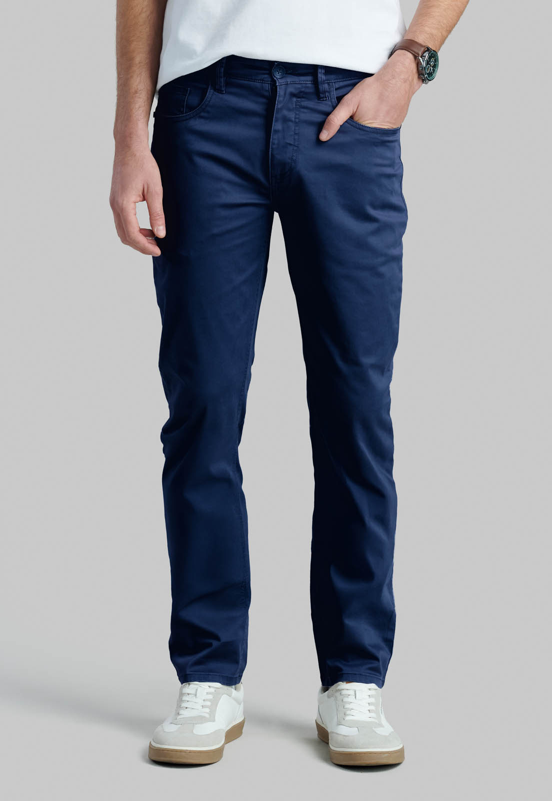 PANTALON CINCO BOLSILLOS DK.BLUE - 1