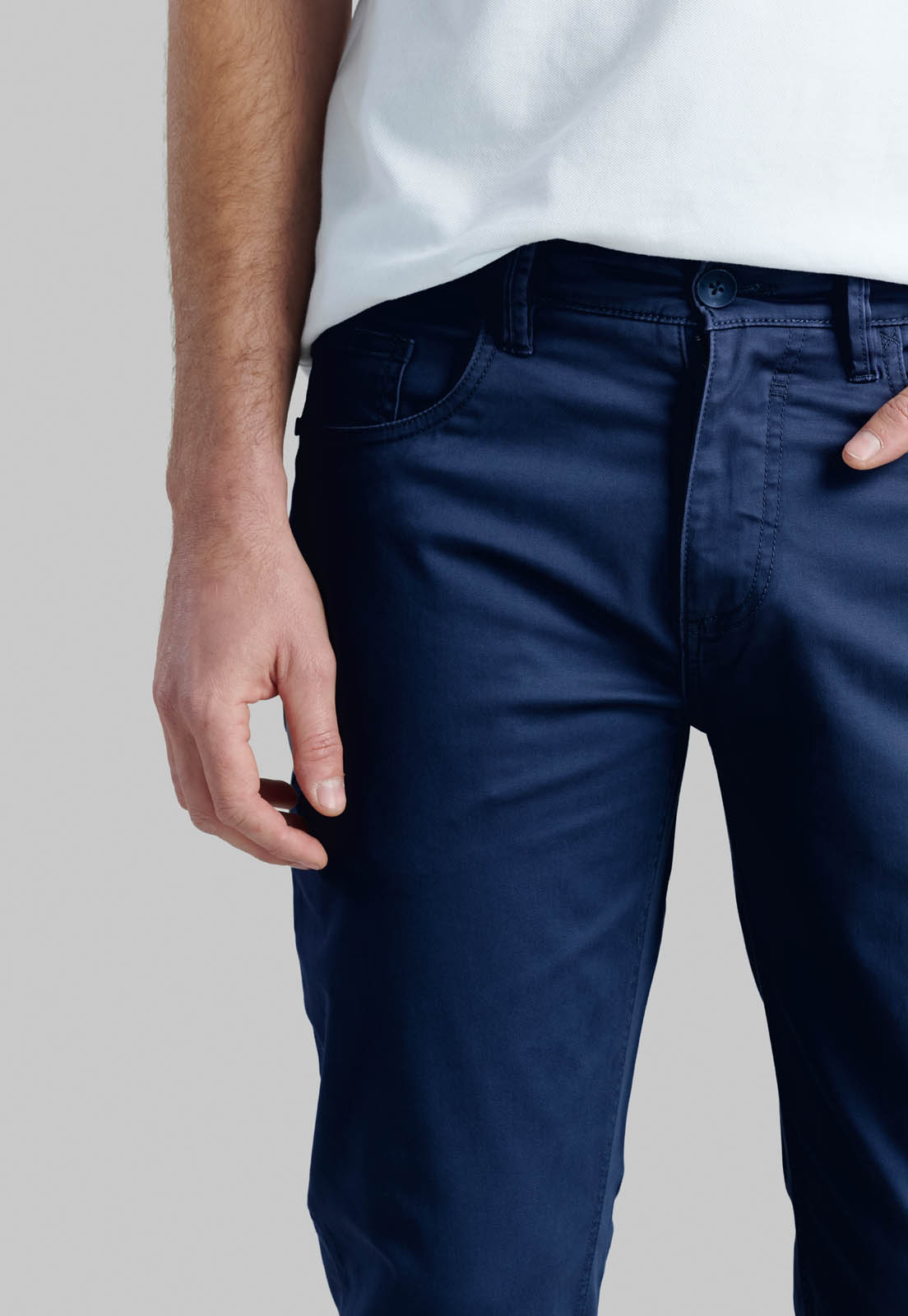 PANTALON CINCO BOLSILLOS DK.BLUE - 3